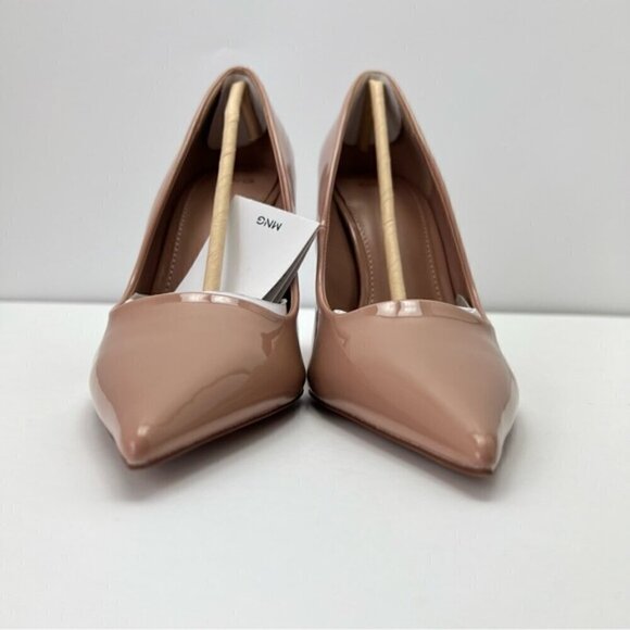 Mango - Ladies Pointed Toe Heel Shoes - Nude. Size: 6.5 (US). NIB - Picture 3 of 16